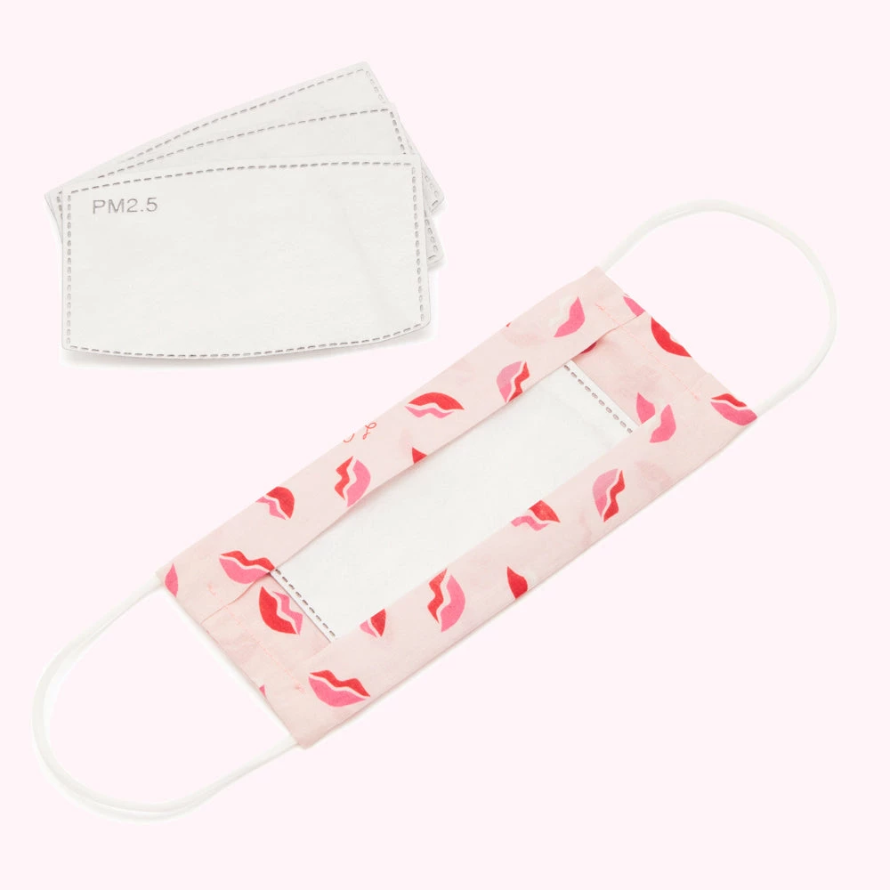 Lulu Guinness Pink, Forever BLUSH CANDY LIPS FACE MASK WITH 7 FILTERS 5 Lulu Guinness Pink, Forever BLUSH CANDY LIPS FACE MASK WITH 7 FILTERS