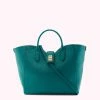 Lulu Guinness BAGS EMERALD LIP TURNLOCK MORTIMER HANDBAG