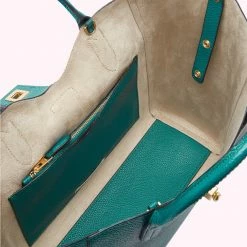 Lulu Guinness BAGS EMERALD LIP TURNLOCK MORTIMER HANDBAG 9 Lulu Guinness BAGS EMERALD LIP TURNLOCK MORTIMER HANDBAG