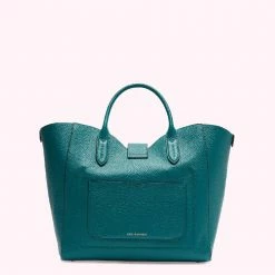 Lulu Guinness BAGS EMERALD LIP TURNLOCK MORTIMER HANDBAG