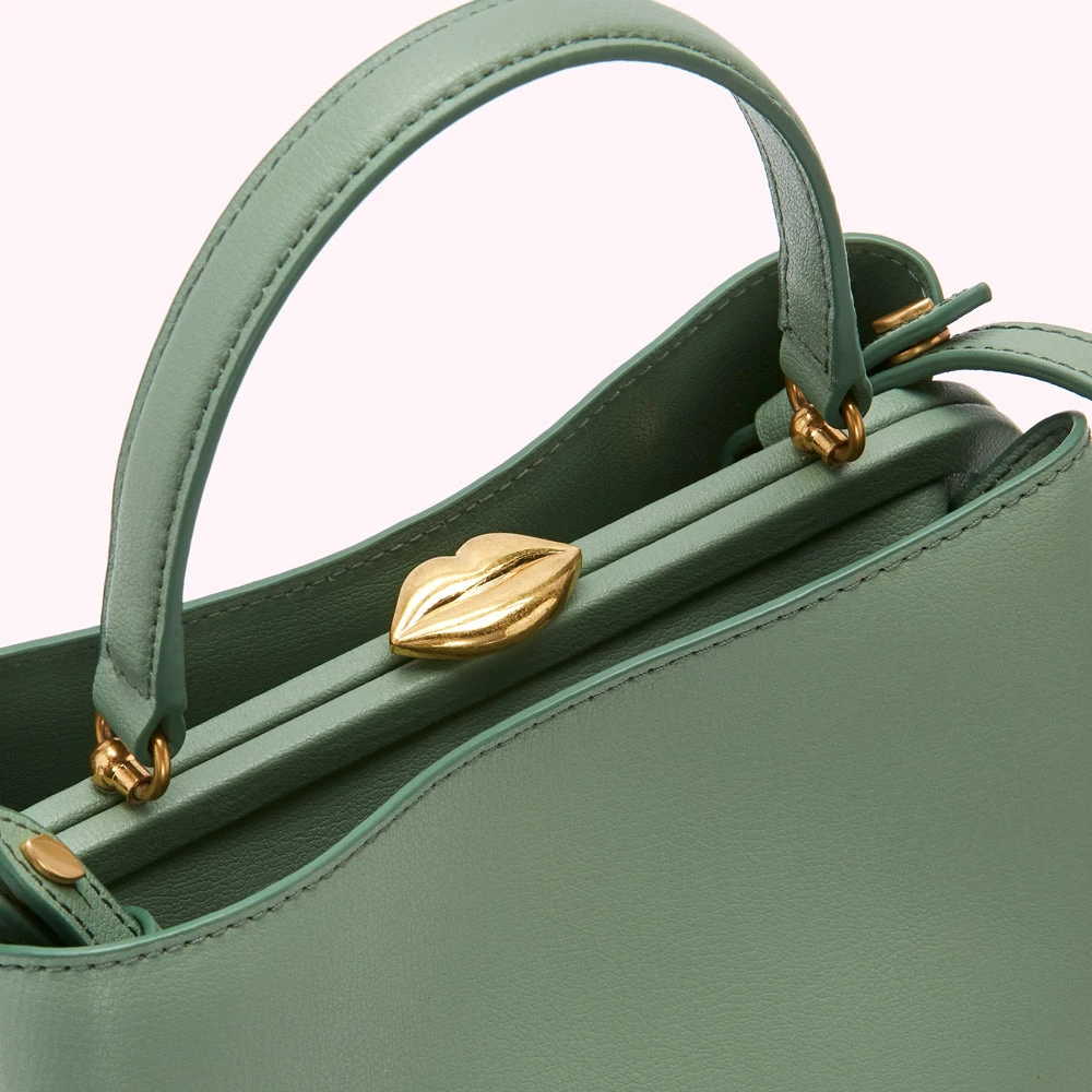 Lulu Guinness SAGE MEDIUM LEATHER RUBY BAGS 7 Lulu Guinness SAGE MEDIUM LEATHER RUBY BAGS