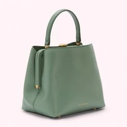 Lulu Guinness SAGE MEDIUM LEATHER RUBY BAGS 12 Lulu Guinness SAGE MEDIUM LEATHER RUBY BAGS