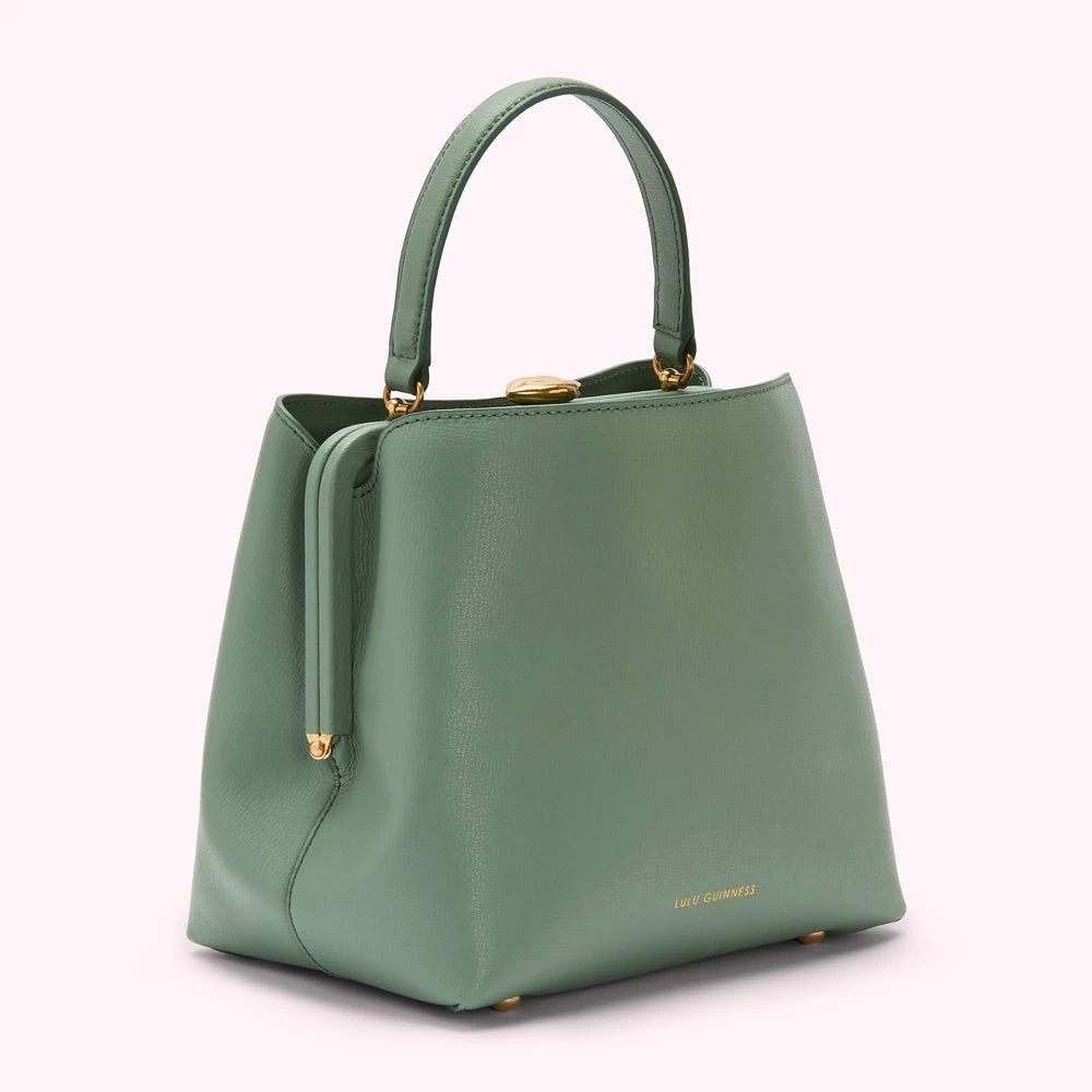 Lulu Guinness SAGE MEDIUM LEATHER RUBY BAGS 5 Lulu Guinness SAGE MEDIUM LEATHER RUBY BAGS