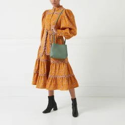 Lulu Guinness SAGE MEDIUM LEATHER RUBY BAGS 15 Lulu Guinness SAGE MEDIUM LEATHER RUBY BAGS