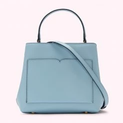 Lulu Guinness BAGS WEDGEWOOD MEDIUM LEATHER RUBY