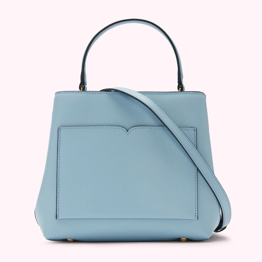 Lulu Guinness BAGS WEDGEWOOD MEDIUM LEATHER RUBY 4 Lulu Guinness BAGS WEDGEWOOD MEDIUM LEATHER RUBY