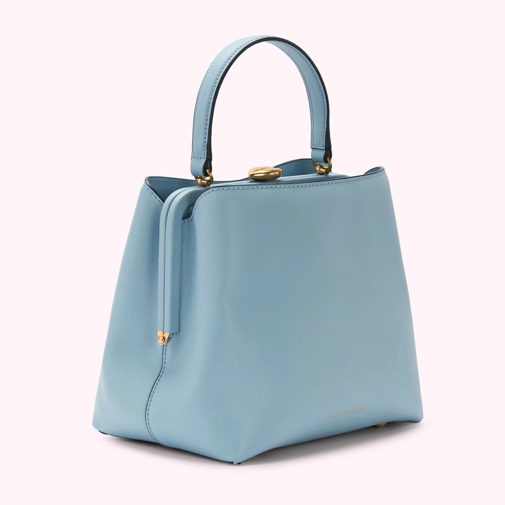 Lulu Guinness BAGS WEDGEWOOD MEDIUM LEATHER RUBY 5 Lulu Guinness BAGS WEDGEWOOD MEDIUM LEATHER RUBY