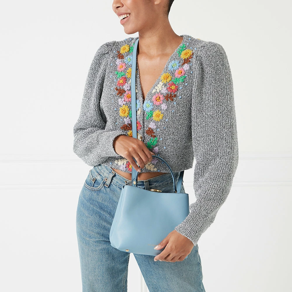 Lulu Guinness BAGS WEDGEWOOD MEDIUM LEATHER RUBY 8 Lulu Guinness BAGS WEDGEWOOD MEDIUM LEATHER RUBY