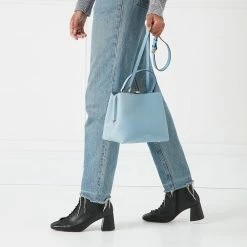 Lulu Guinness BAGS WEDGEWOOD MEDIUM LEATHER RUBY 19 Lulu Guinness BAGS WEDGEWOOD MEDIUM LEATHER RUBY