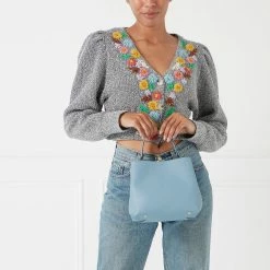 Lulu Guinness BAGS WEDGEWOOD MEDIUM LEATHER RUBY 18 Lulu Guinness BAGS WEDGEWOOD MEDIUM LEATHER RUBY