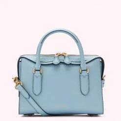 Lulu Guinness WEDGEWOOD LEATHER SMALL DYLAN HANDBAG BAGS