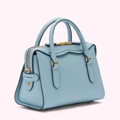 Lulu Guinness WEDGEWOOD LEATHER SMALL DYLAN HANDBAG BAGS