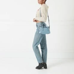 Lulu Guinness WEDGEWOOD LEATHER SMALL DYLAN HANDBAG BAGS