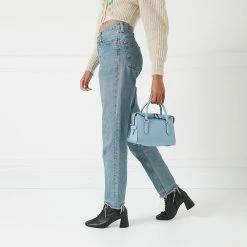 Lulu Guinness WEDGEWOOD LEATHER SMALL DYLAN HANDBAG BAGS