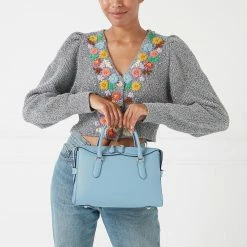 Lulu Guinness BAGS WEDGEWOOD LEATHER MEDIUM DYLAN HANDBAG