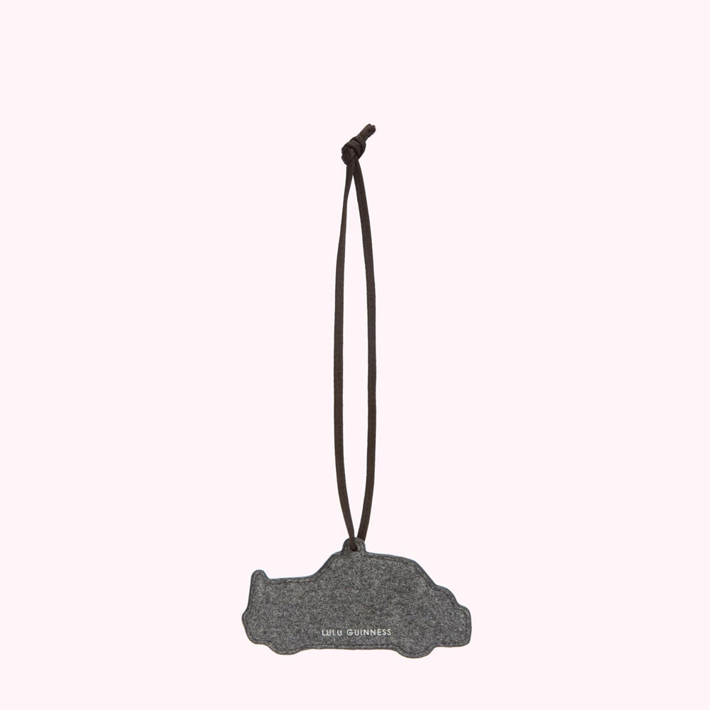 Lulu Guinness CHARCOAL QUEENS JUBILEE CAR CHARM 4 Lulu Guinness CHARCOAL QUEENS JUBILEE CAR CHARM