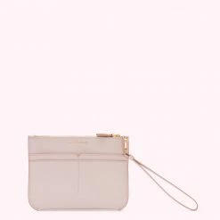 Lulu Guinness Pink, Forever BLUSH LEATHER AVA POCHETTE