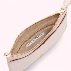 Lulu Guinness Pink, Forever BLUSH LEATHER AVA POCHETTE