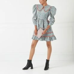 Lulu Guinness Pink, Forever BLUSH LEATHER AVA POCHETTE