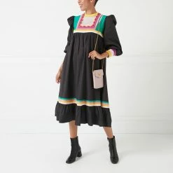 Lulu Guinness BAGS BLUSH LEATHER RITA CROSSBODY MINI BAG