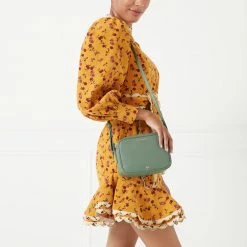Lulu Guinness BAGS SAGE LEATHER COLE CROSSBODY BAG
