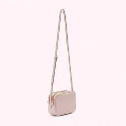 Lulu Guinness BLUSH LEATHER COLE CROSSBODY BAG BAGS