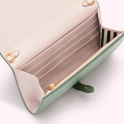 Lulu Guinness BAGS SAGE JUNIPER CHAIN WALLET 11 Lulu Guinness BAGS SAGE JUNIPER CHAIN WALLET