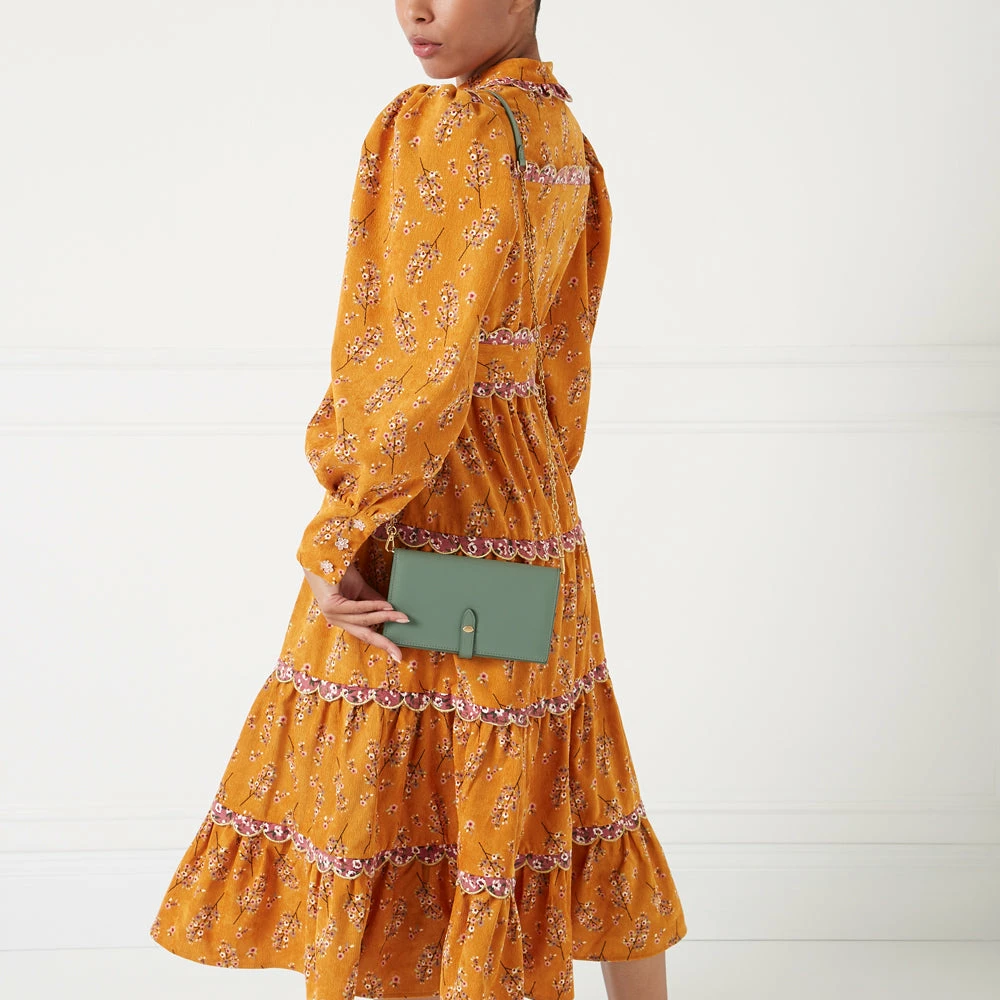 Lulu Guinness BAGS SAGE JUNIPER CHAIN WALLET 7 Lulu Guinness BAGS SAGE JUNIPER CHAIN WALLET