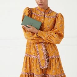 Lulu Guinness BAGS SAGE JUNIPER CHAIN WALLET 14 Lulu Guinness BAGS SAGE JUNIPER CHAIN WALLET