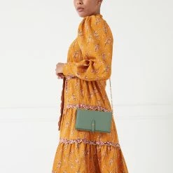 Lulu Guinness BAGS SAGE JUNIPER CHAIN WALLET 15 Lulu Guinness BAGS SAGE JUNIPER CHAIN WALLET