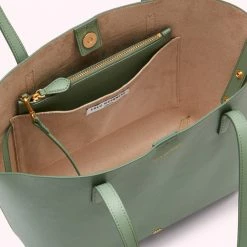 Lulu Guinness BAGS SAGE LEATHER SMALL IVY TOTE BAG