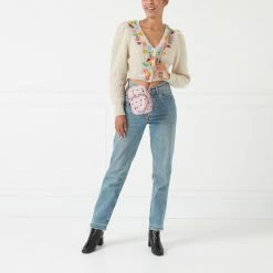 Lulu Guinness BLUSH I LOVE LULU DAVIS CROSSBODY BAG