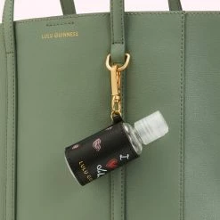 Lulu Guinness BAGS SAGE LEATHER I LOVE LULU GARBO TOTE BAG