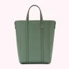 Lulu Guinness BAGS SAGE LEATHER I LOVE LULU GARBO TOTE BAG