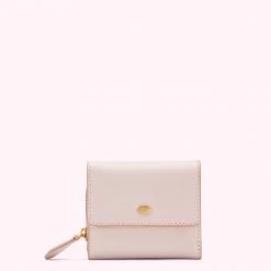 Lulu Guinness Pink, Forever BLUSH LEATHER JODIE WALLET