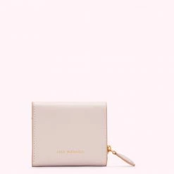 Lulu Guinness Pink, Forever BLUSH LEATHER JODIE WALLET