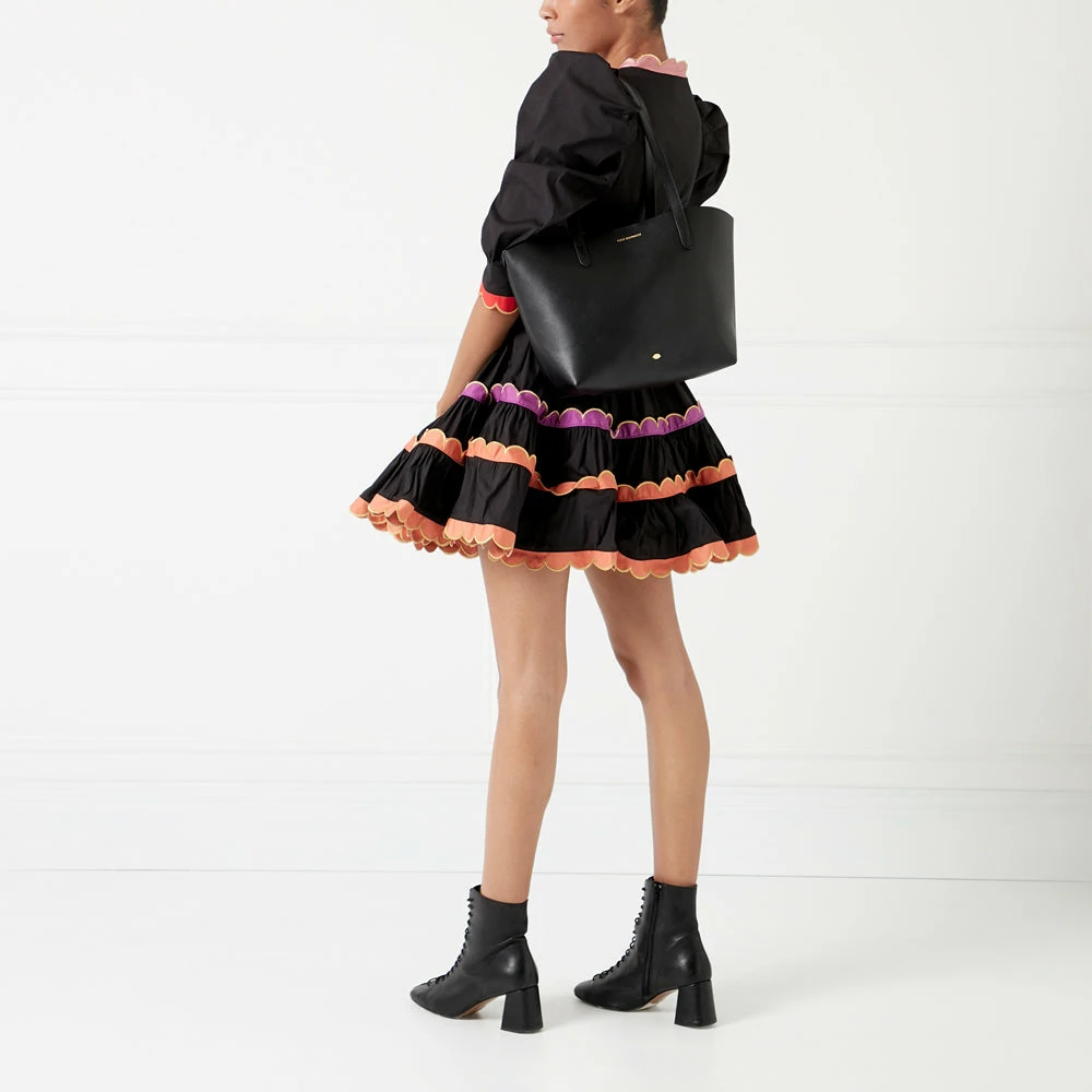 Lulu Guinness BLACK LEATHER SMALL IVY TOTE BAG BAGS 9 Lulu Guinness BLACK LEATHER SMALL IVY TOTE BAG BAGS