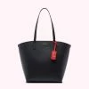 Lulu Guinness BAGS BLACK MEDIUM AGNES TOTE BAG