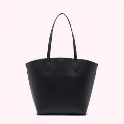 Lulu Guinness BAGS BLACK MEDIUM AGNES TOTE BAG