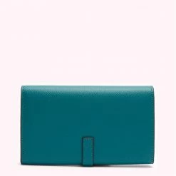 Lulu Guinness EMERALD JUNIPER CHAIN WALLET