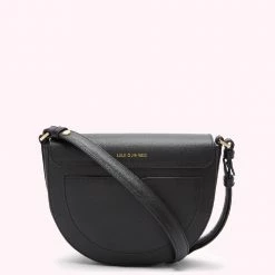 Lulu Guinness BAGS BLACK MEDIUM ESME SADDLE BAG