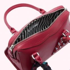 Lulu Guinness RASPBERRY SMALL DYLAN HANDBAG BAGS