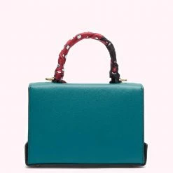 Lulu Guinness EMERALD MEDIUM TURNLOCK QUEENIE HANDBAG BAGS 7 Lulu Guinness EMERALD MEDIUM TURNLOCK QUEENIE HANDBAG BAGS