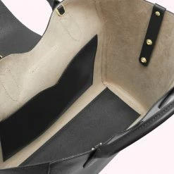 Lulu Guinness BLACK LEATHER LUELLA HANDBAG