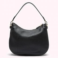 Lulu Guinness BLACK MEDIUM SEYMOUR SHOULDER BAG