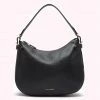 Lulu Guinness BLACK MEDIUM SEYMOUR SHOULDER BAG