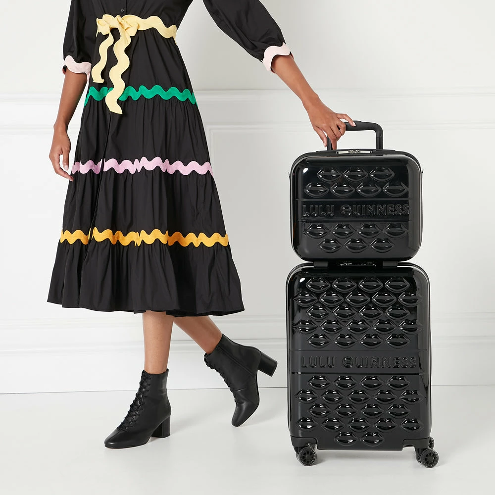 Lulu Guinness BLACK LULU LIPS VANITY CASE Timeless Black 10 Lulu Guinness BLACK LULU LIPS VANITY CASE Timeless Black