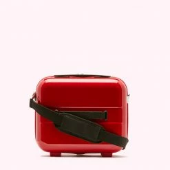 Lulu Guinness Statement Red RED LULU LIPS VANITY CASE