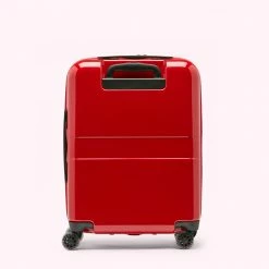 Lulu Guinness RED LULU LIPS CABIN SPINNER CASE