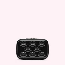 Lulu Guinness BAGS BLACK CABIN ESSENTIALS CROSSBODY BAG